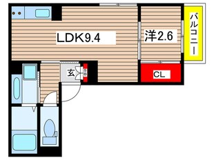 エクレール立花の物件間取画像